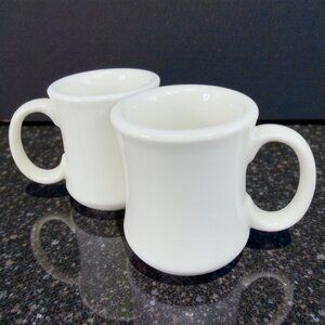 Ultima China Heavy Duty Restaurant Ware Coffee Mug Cup Thick Dinner Ware Set 2